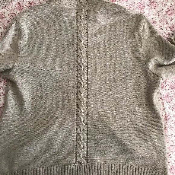 St.John Sport Hoodie Cadigan L Wool Silk Cashmere - Picture 9 of 11